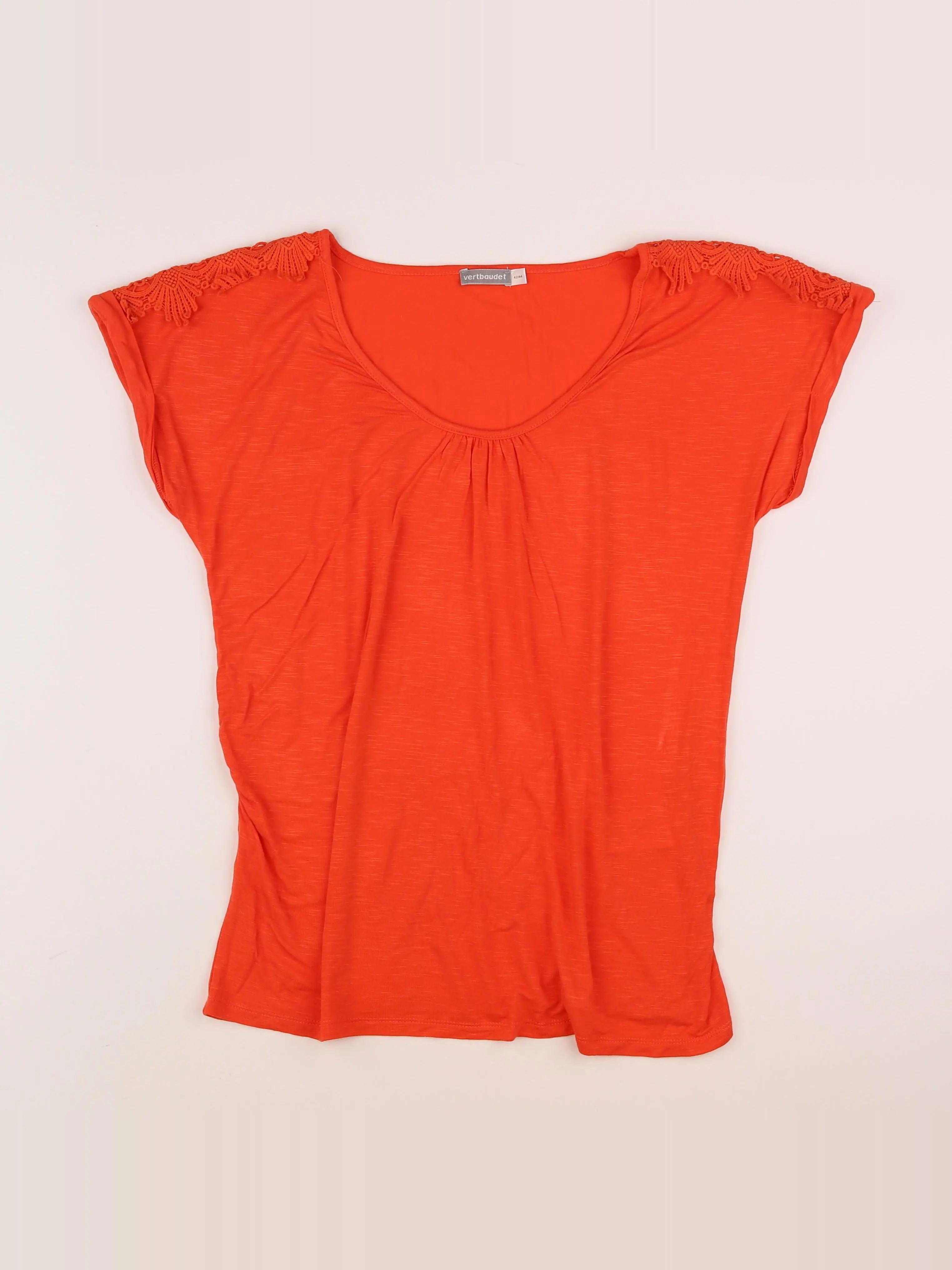 Vertbaudet - tee-shirt orange - 42 à 44