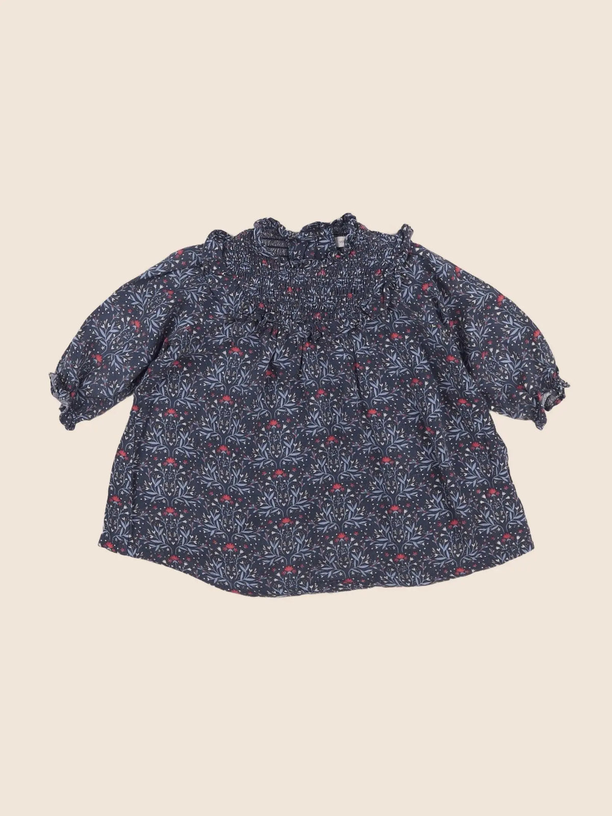 Vertbaudet - robe bleu - 6 mois