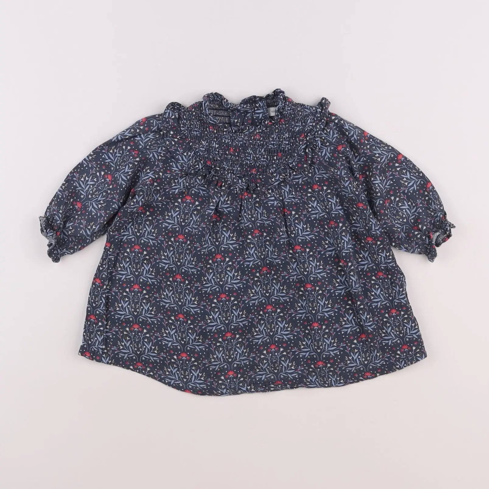 Vertbaudet - robe bleu - 6 mois