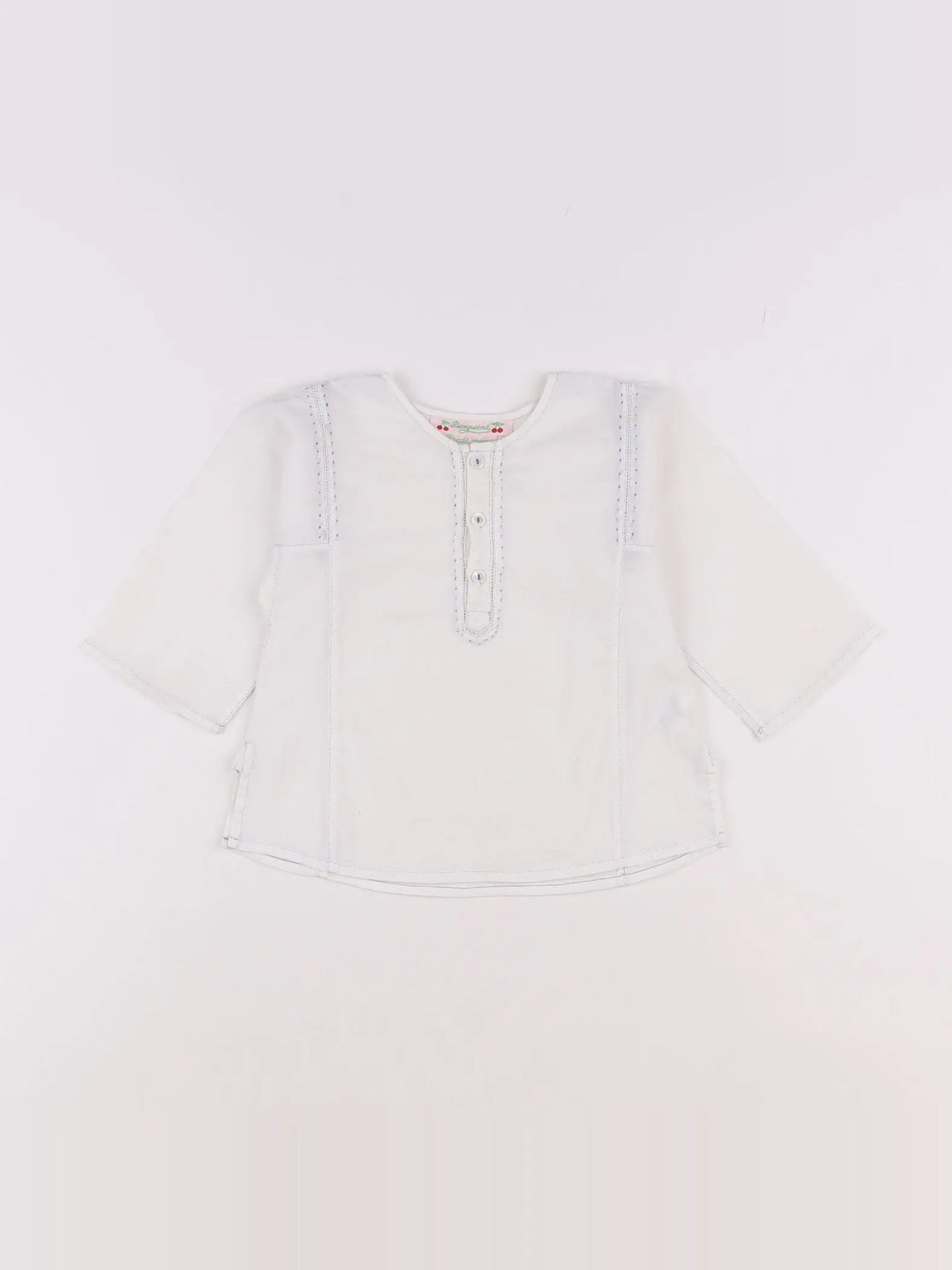 Bonpoint - blouse blanc - 12 mois