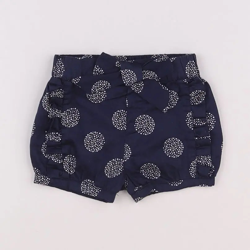 Vertbaudet - short bleu - 3 mois
