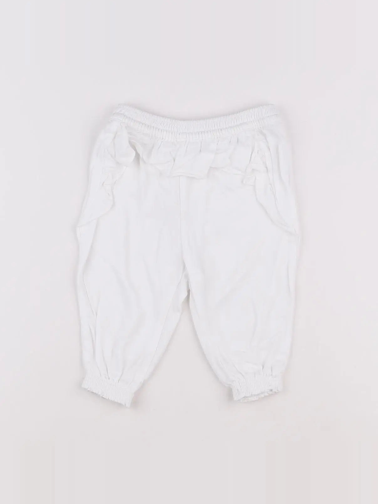IKKS - pantalon blanc - 6 mois