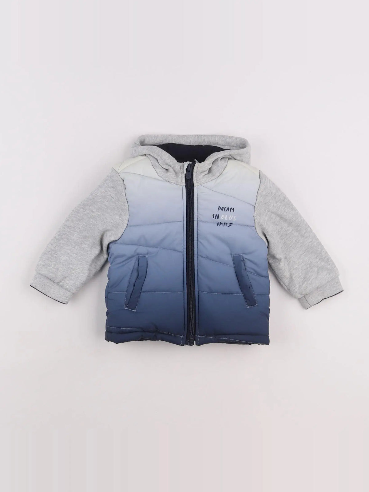 IKKS - doudoune gris - 12 mois