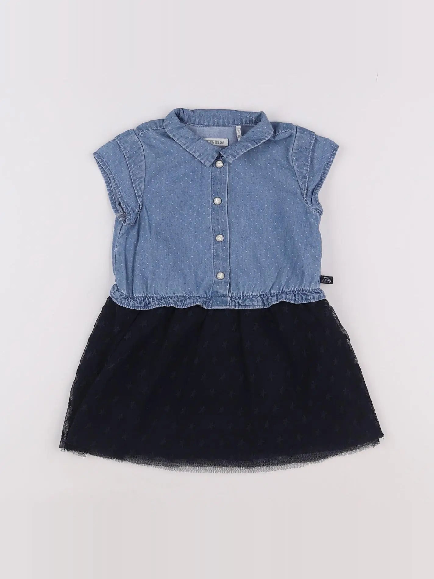 IKKS - robe bleu - 12 mois