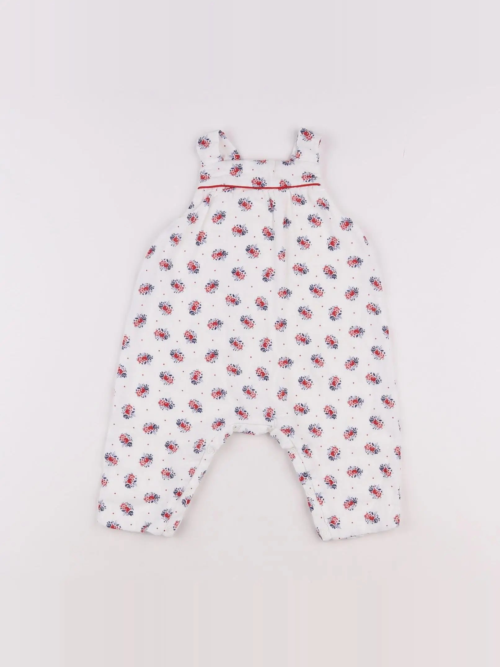 Petit Bateau - combinaison blanc - 3 mois