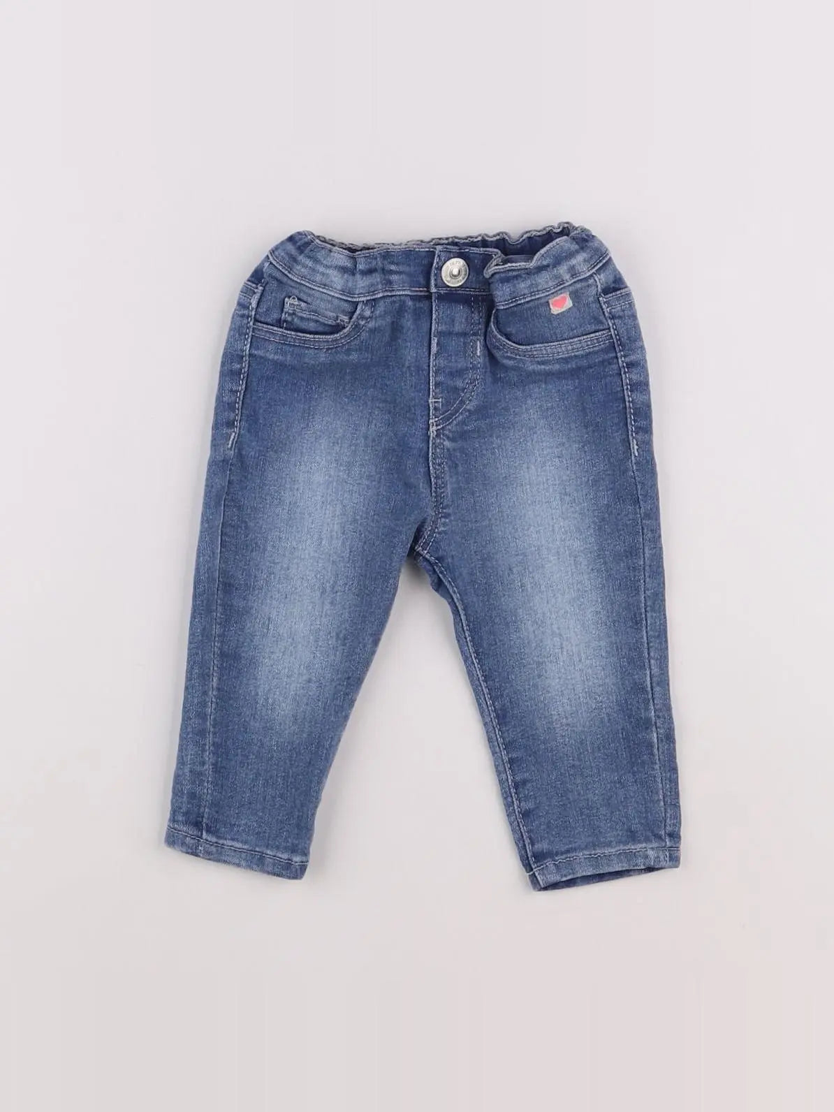 H&M - jean bleu - 3/6 mois