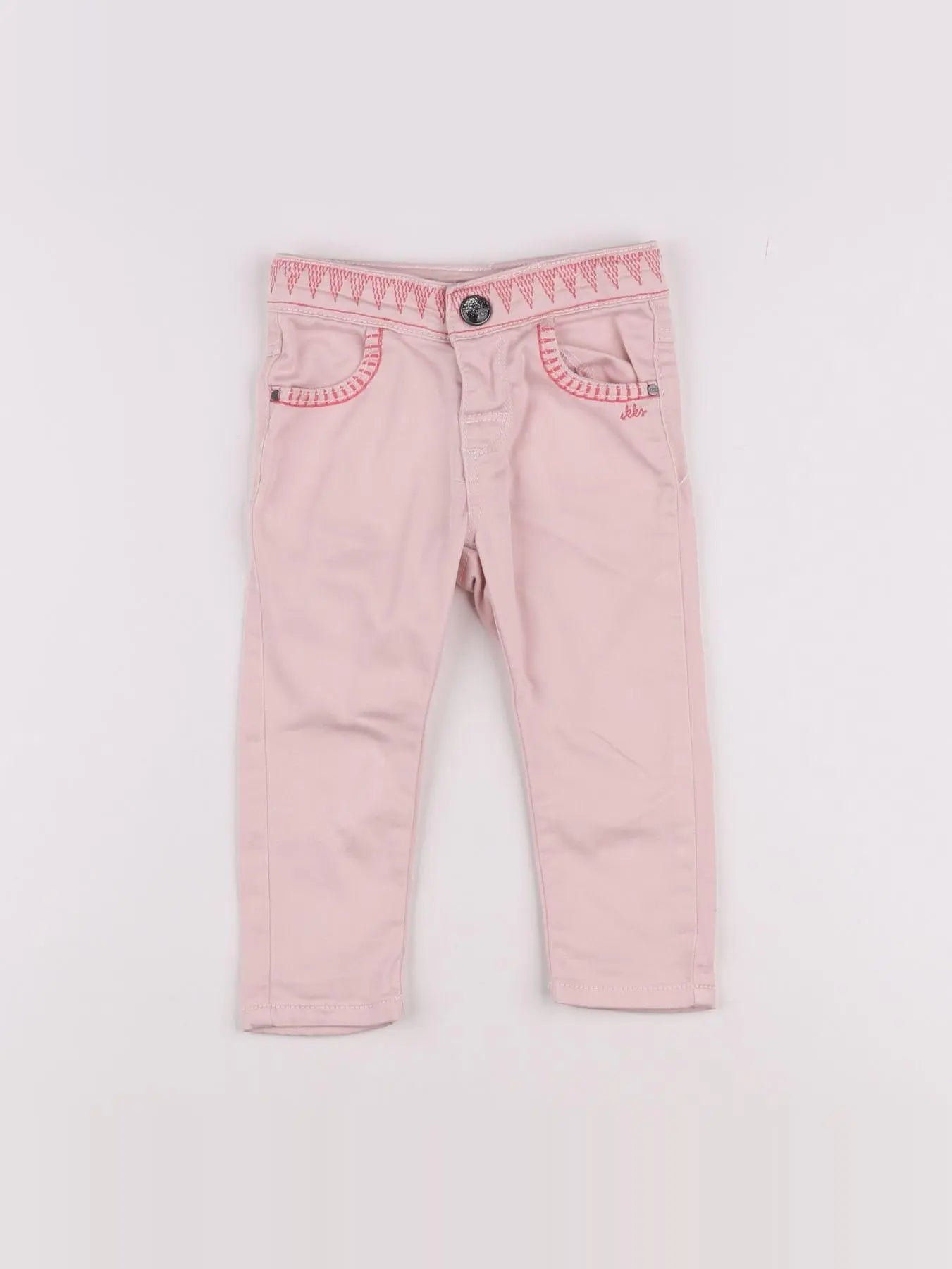 IKKS - pantalon rose - 12 mois