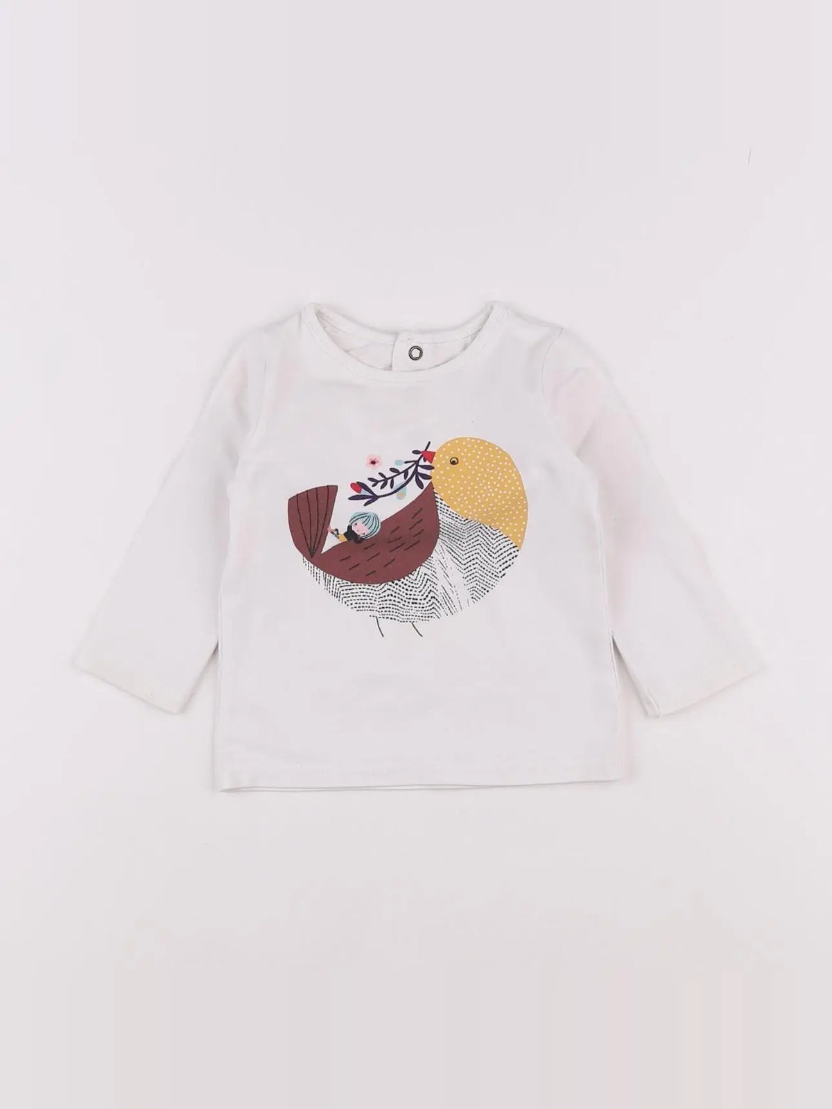 Catimini - tee-shirt blanc - 12 mois