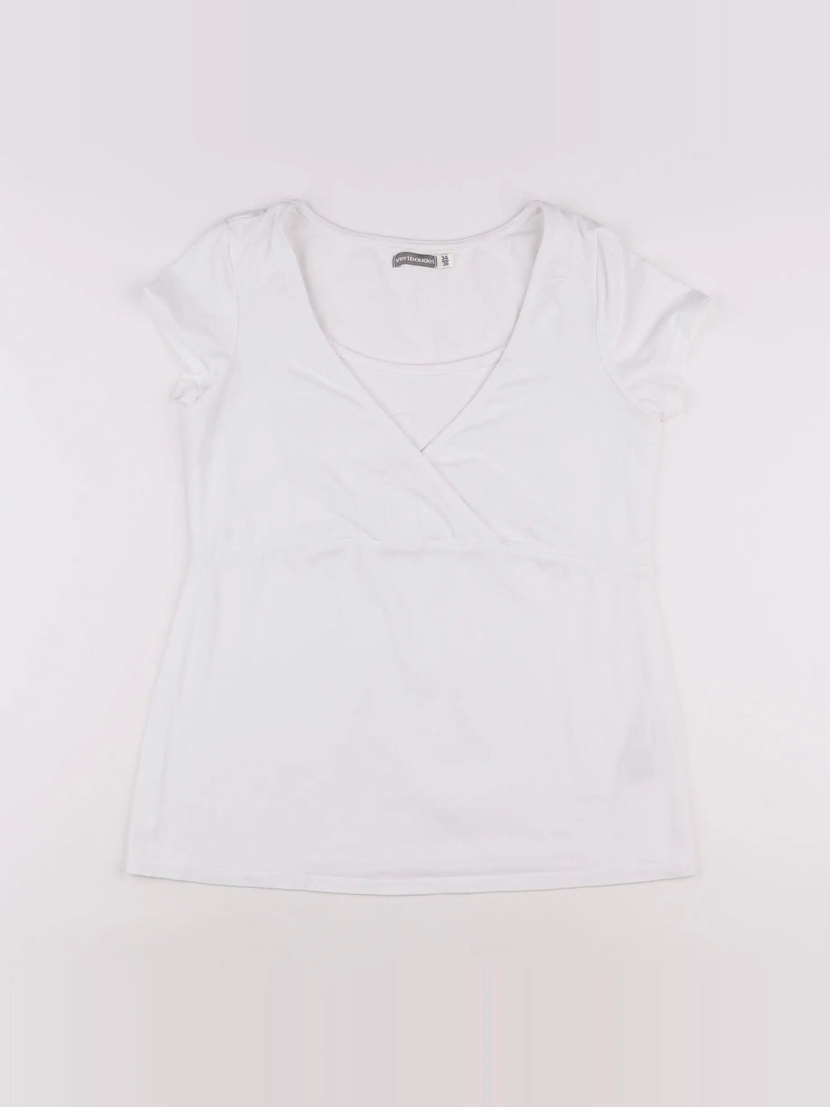Vertbaudet - tee-shirt allaitement blanc - 34 à 36