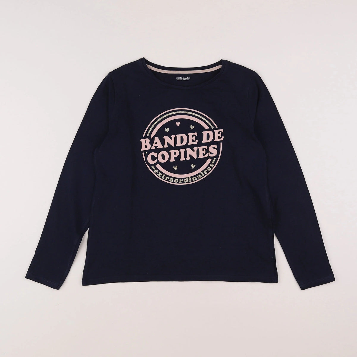 Vertbaudet - tee-shirt bleu - 12 ans