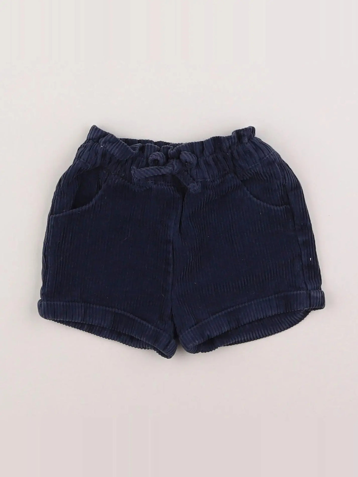 Vertbaudet - short bleu - 6 mois