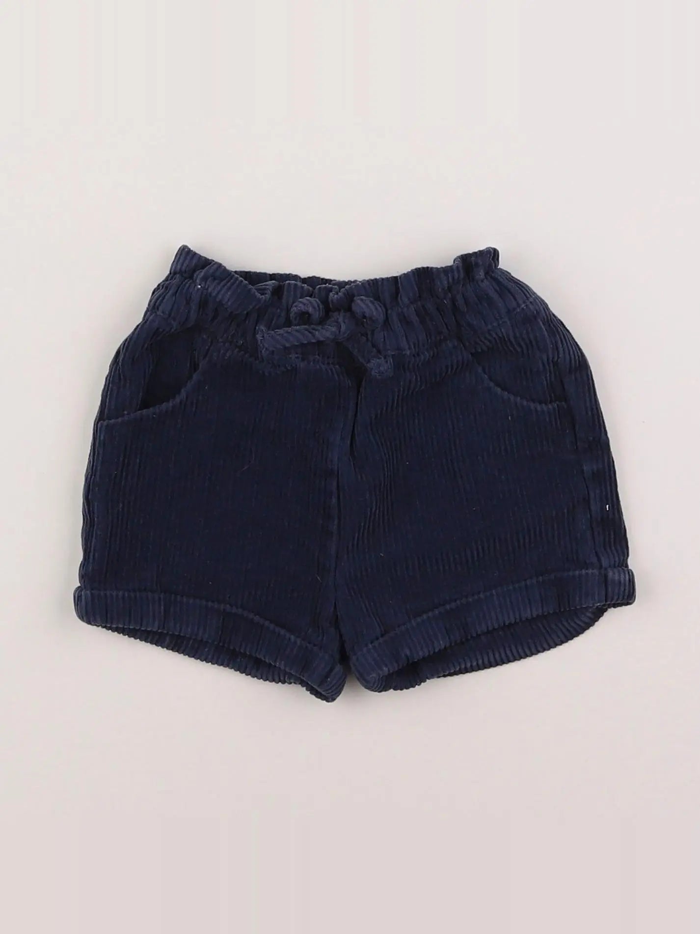 Vertbaudet - short bleu - 6 mois