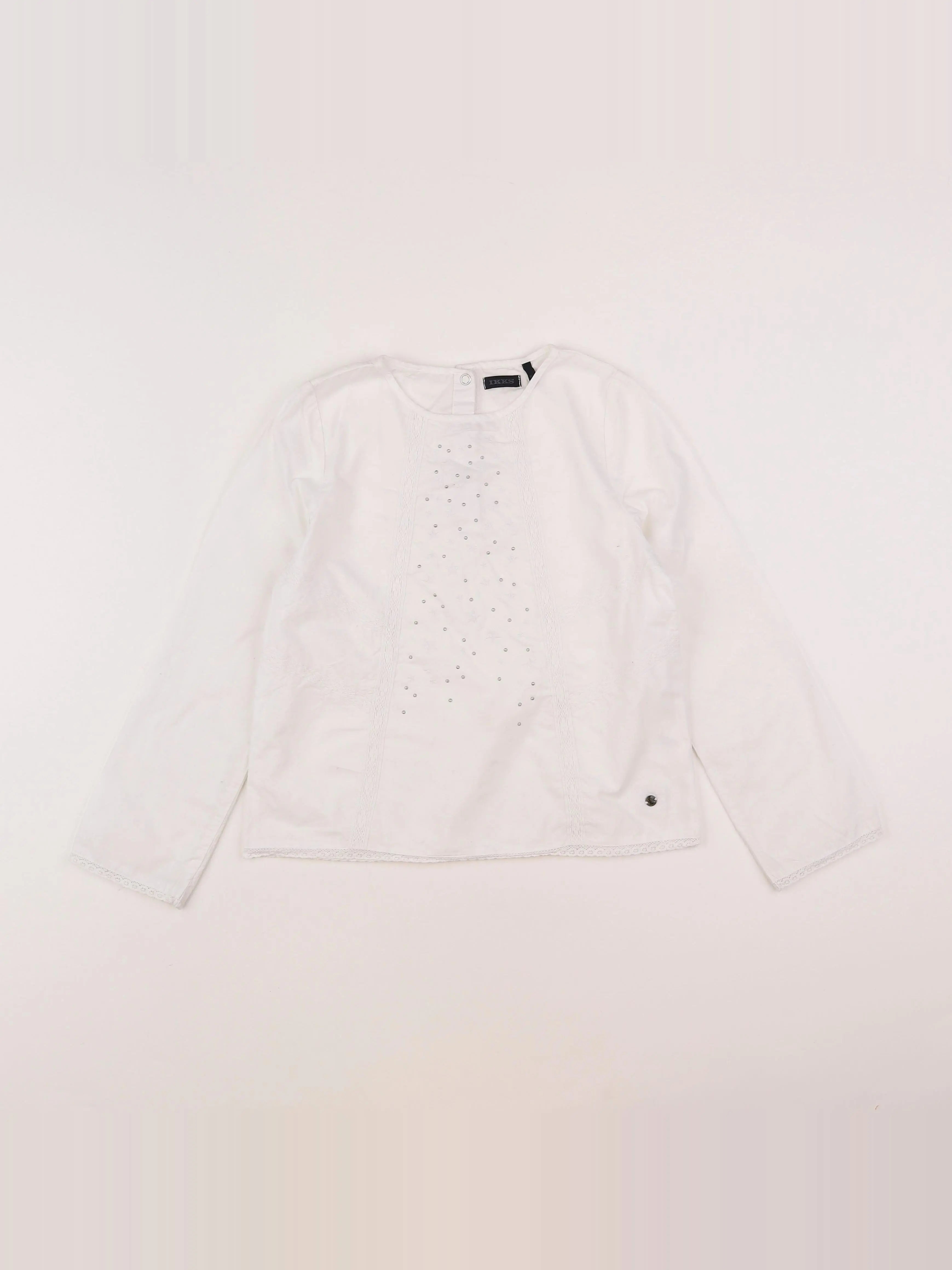 IKKS - blouse blanc - 8 ans