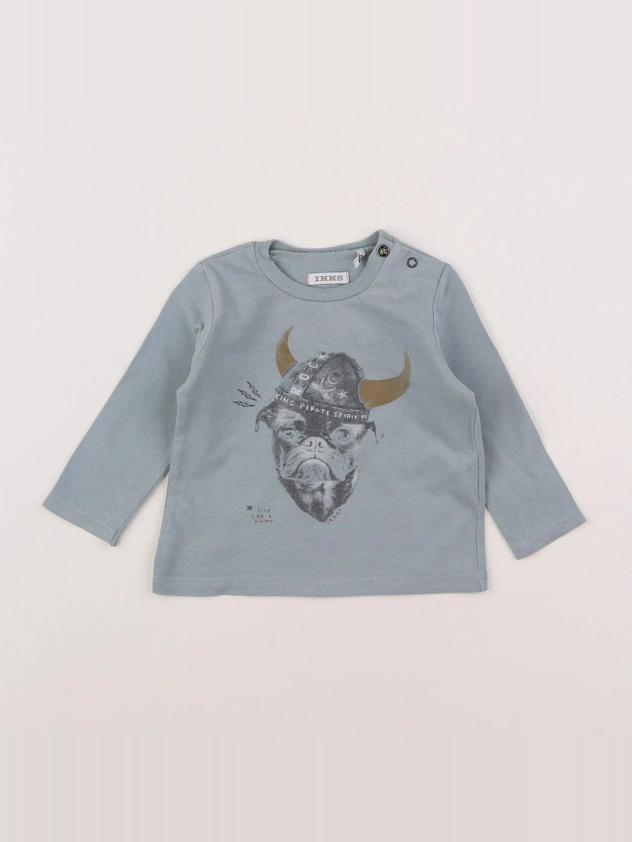 IKKS - tee-shirt vert - 6 mois