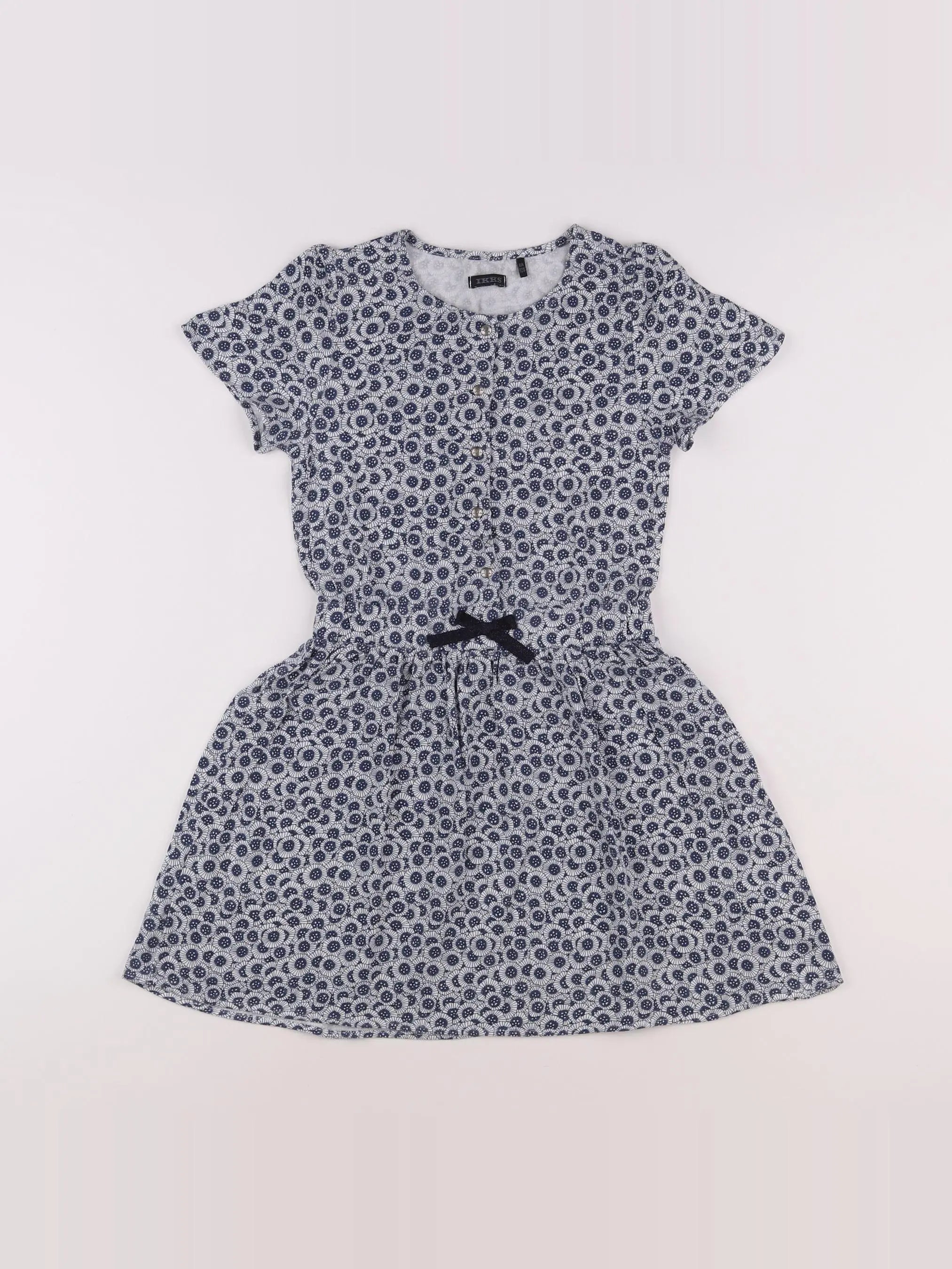 IKKS - robe bleu - 8 ans