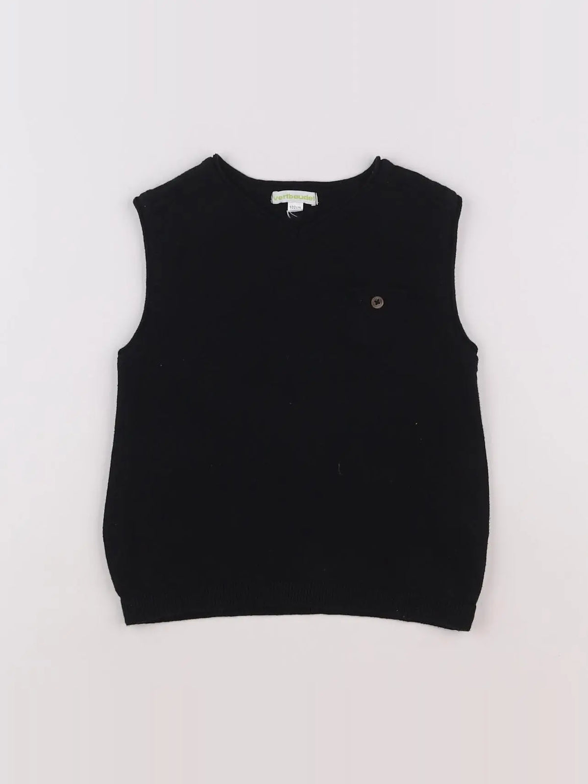 Vertbaudet - pull bleu - 12 mois