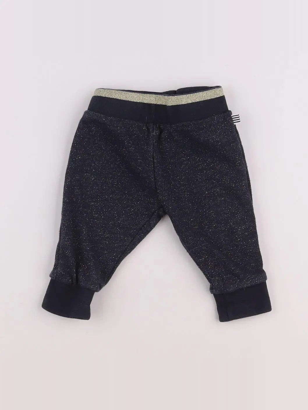 Petit Bateau - jogging bleu, or - 6 mois