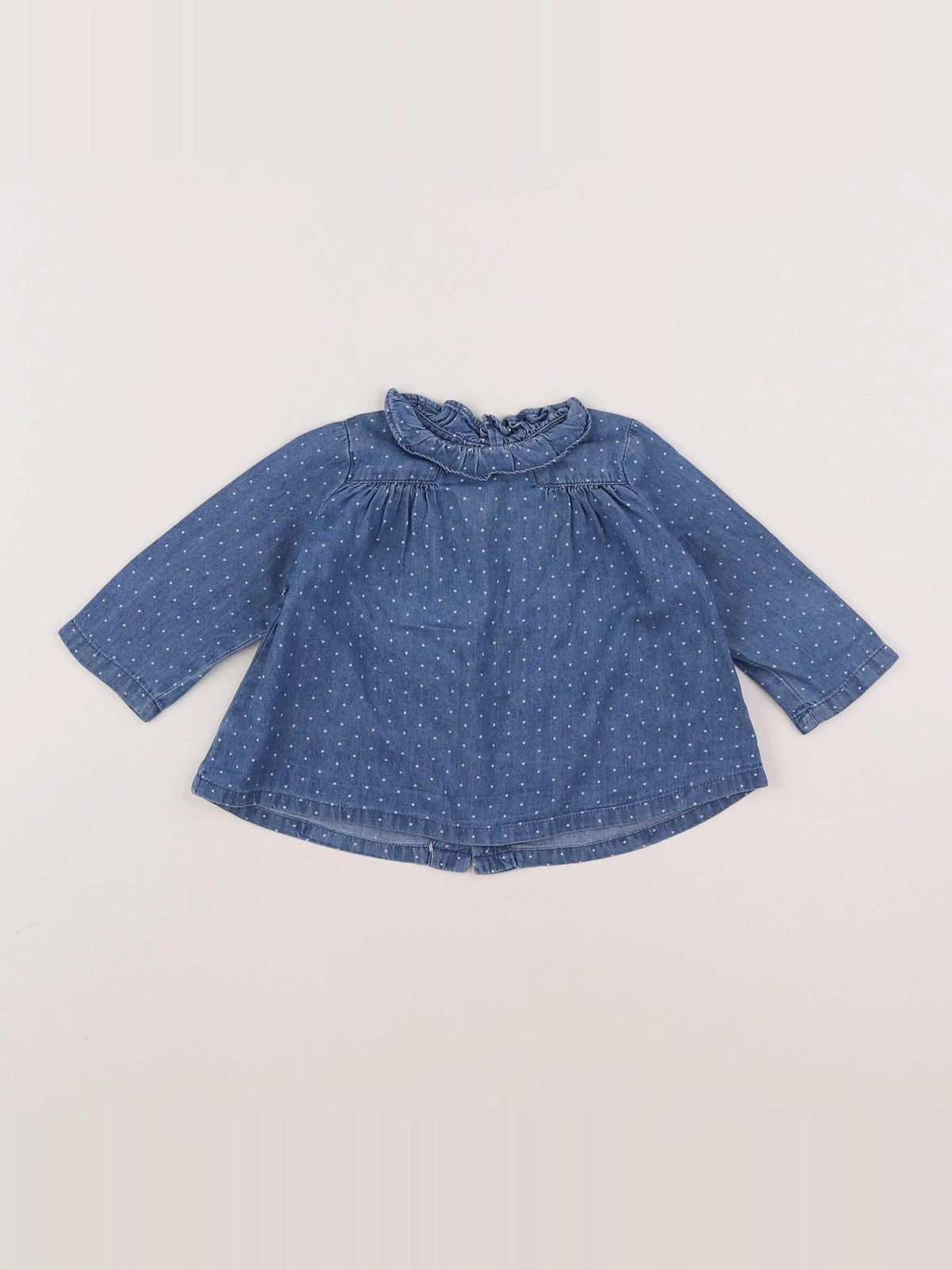 Boutchou - blouse bleu - 6 mois
