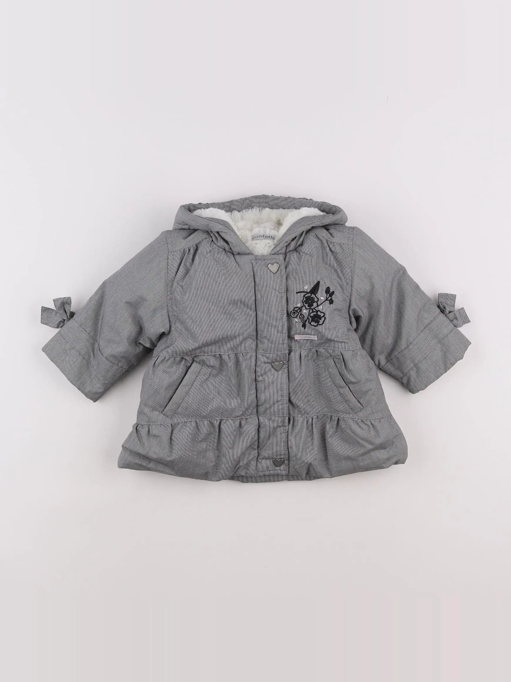 Absorba - manteau gris - 6 mois