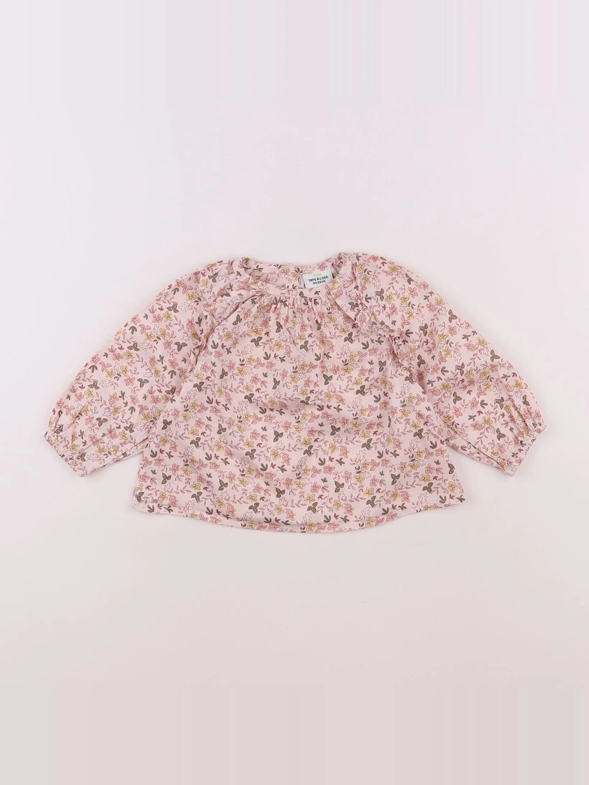 Tape à l'oeil - blouse rose - 6 mois