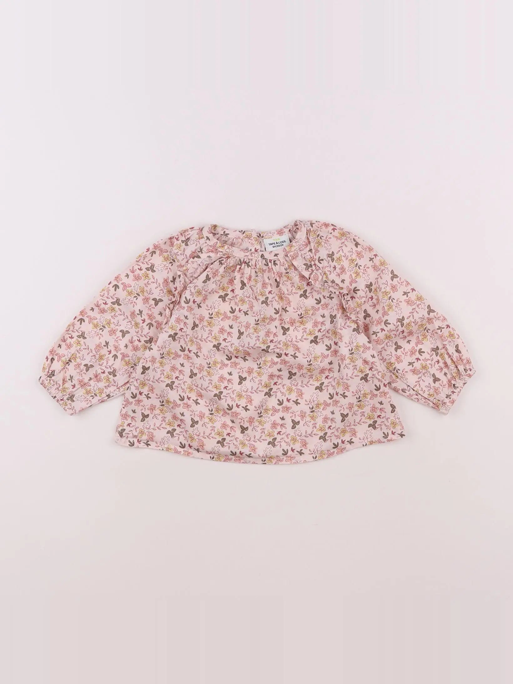 Tape à l'oeil - blouse rose - 6 mois