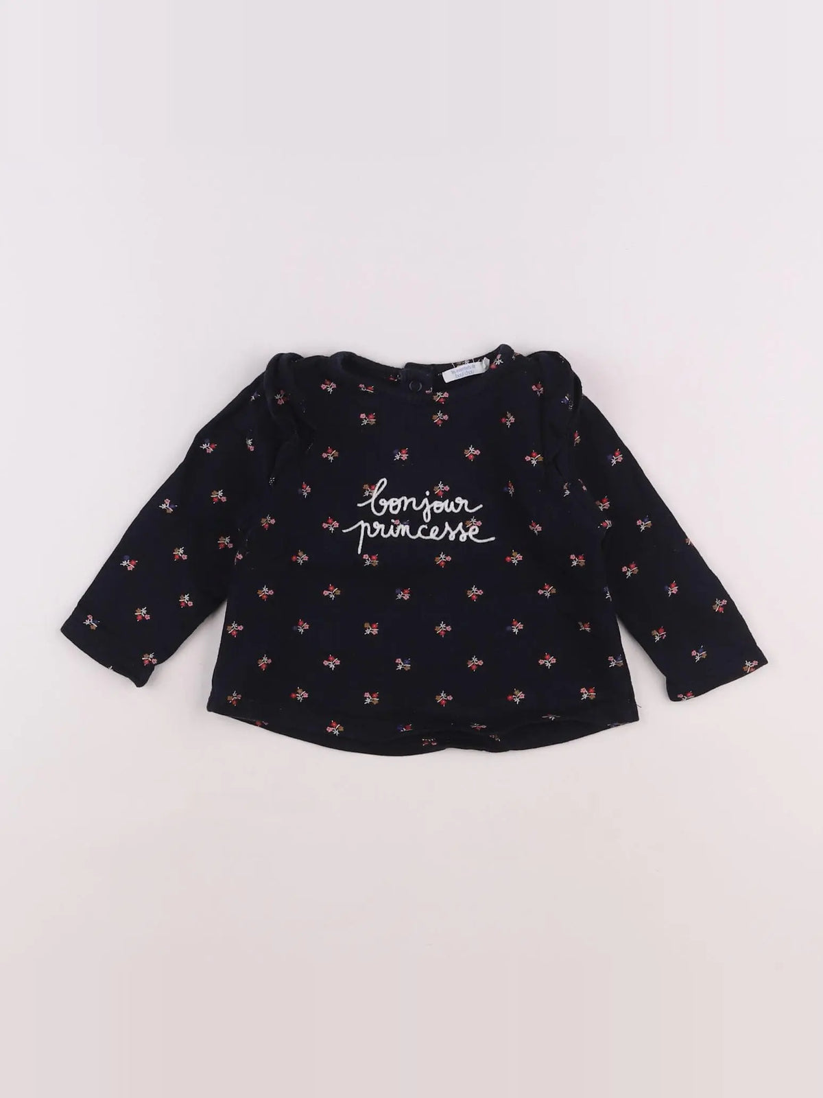 Boutchou - sweat bleu - 12 mois