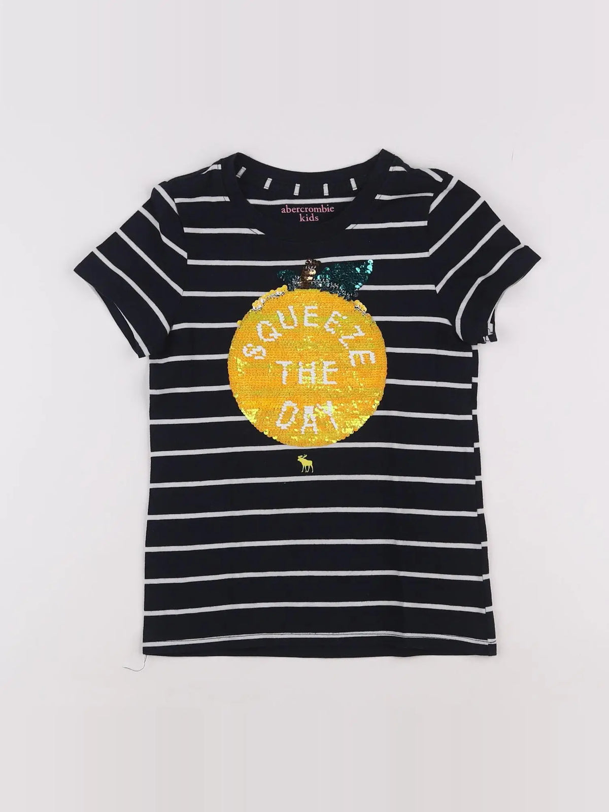 Abercrombie - tee-shirt bleu - 5/6 ans