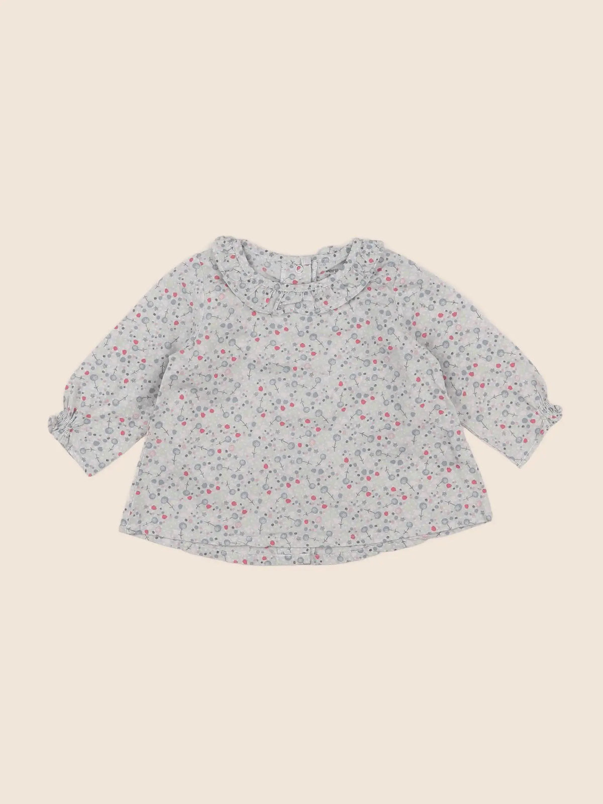 Vertbaudet - blouse vert - 6 mois