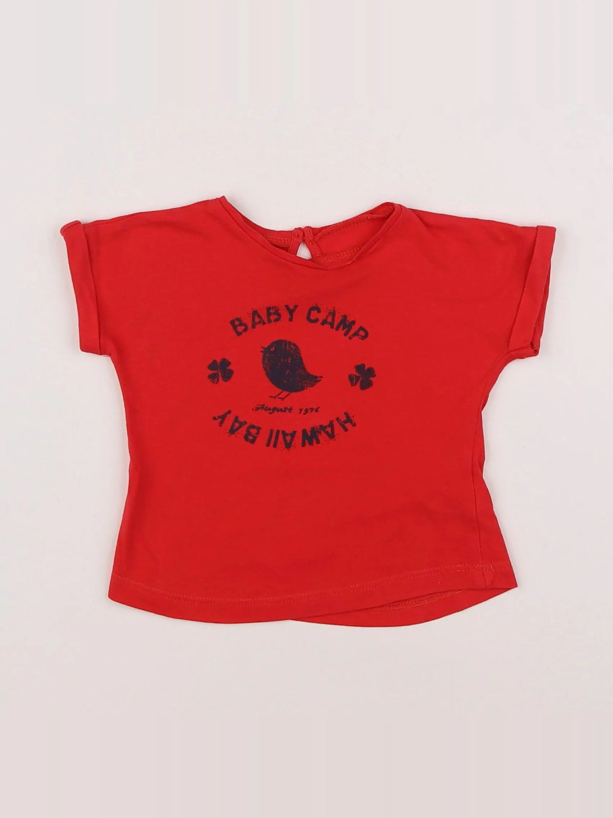 Boutchou - tee-shirt rouge - 9 mois