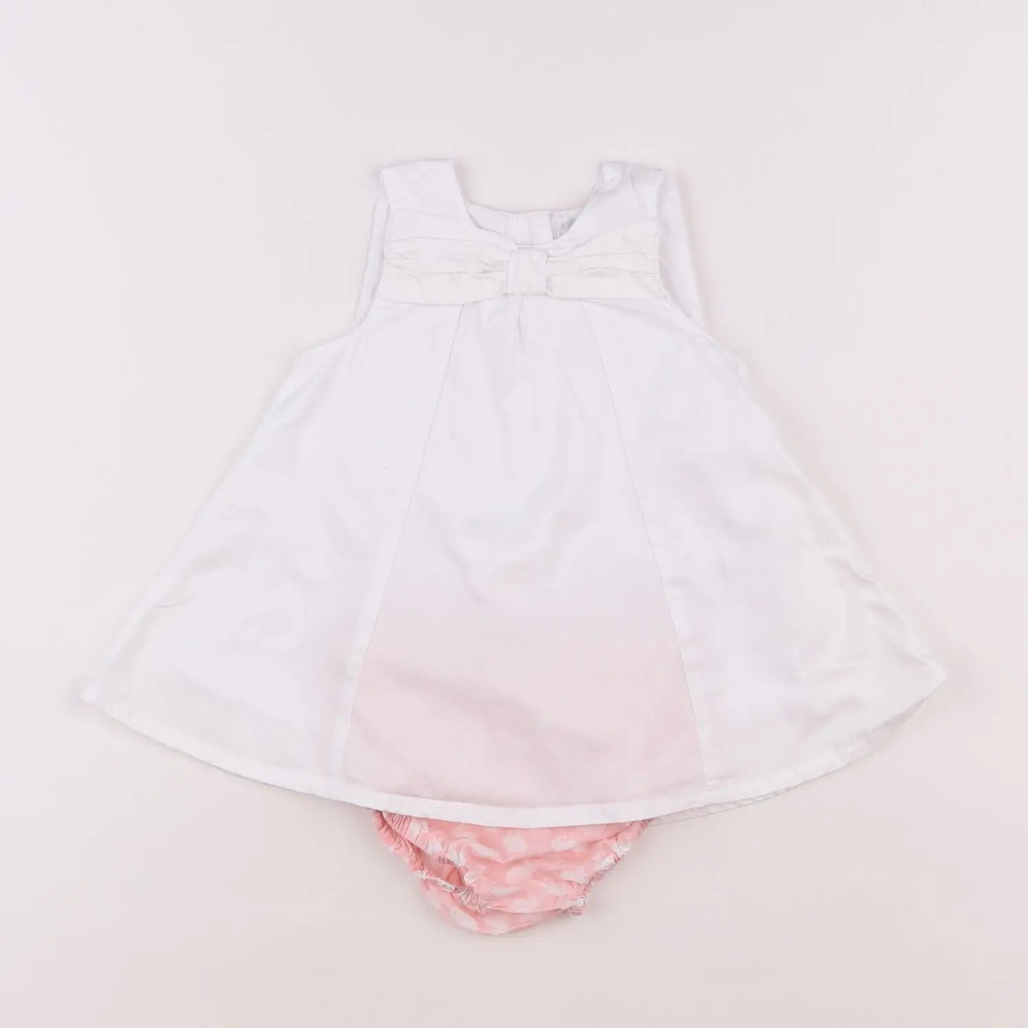 Vertbaudet - robe blanc - 6 mois