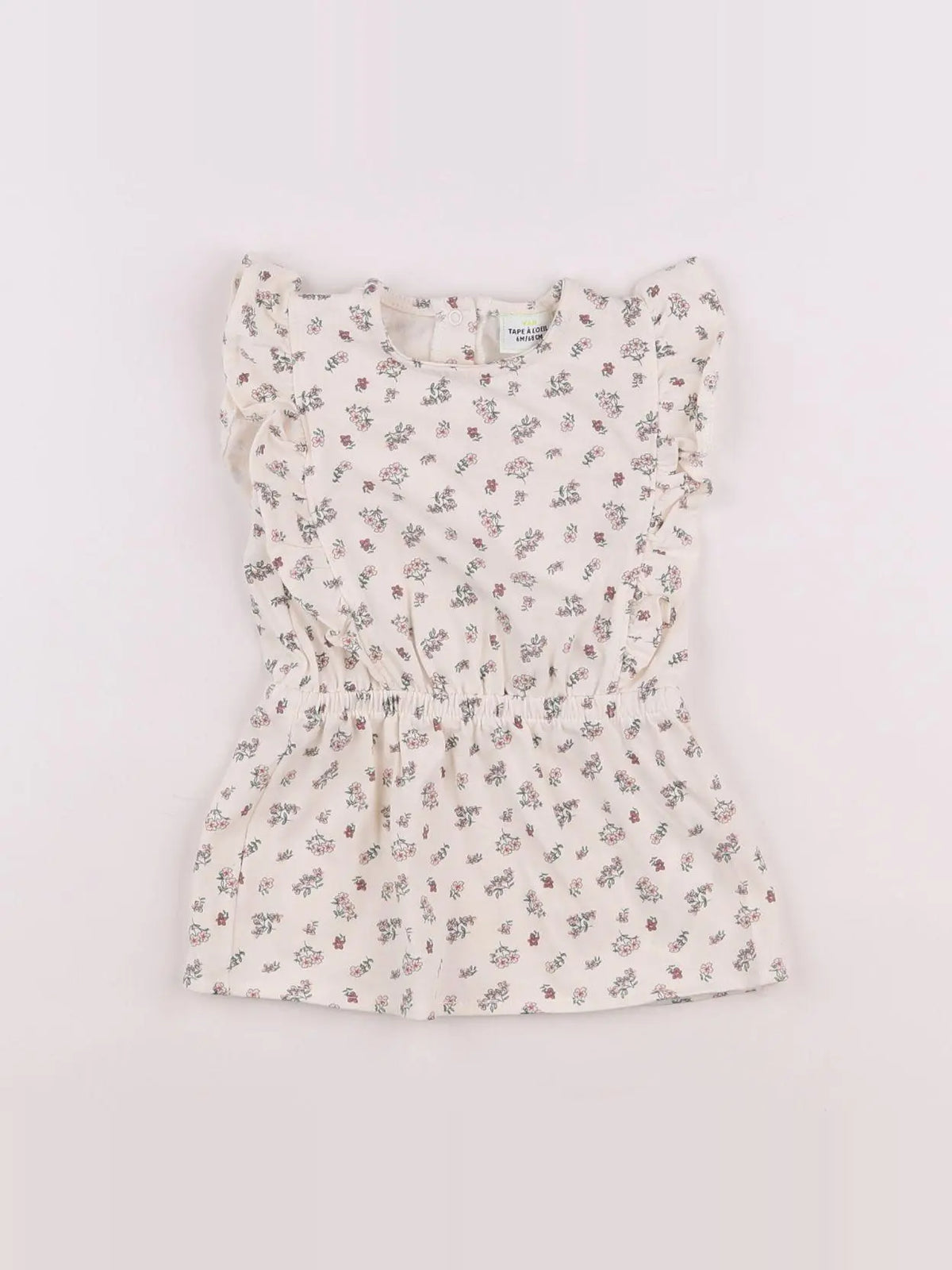 Tape à l'oeil - robe blanc - 6 mois