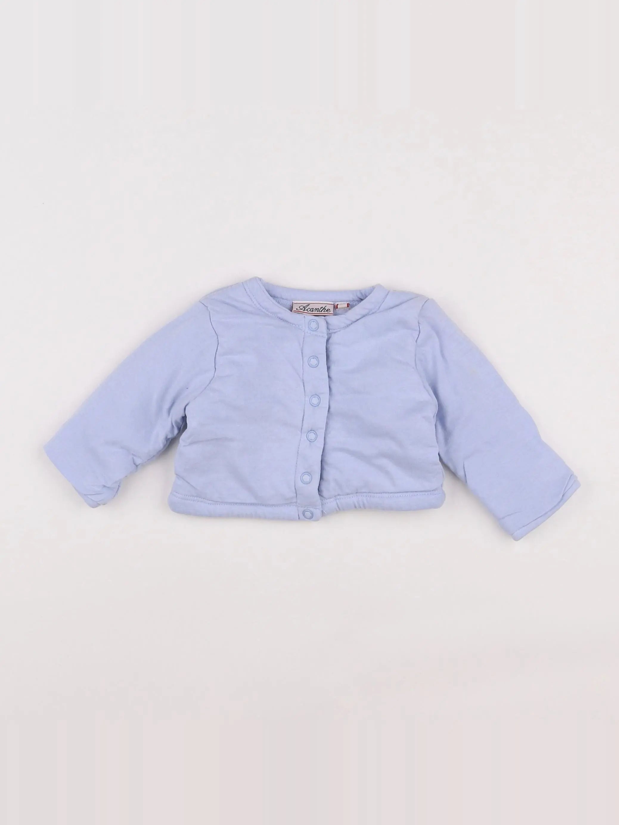 Acanthe - veste bleu - 3 mois