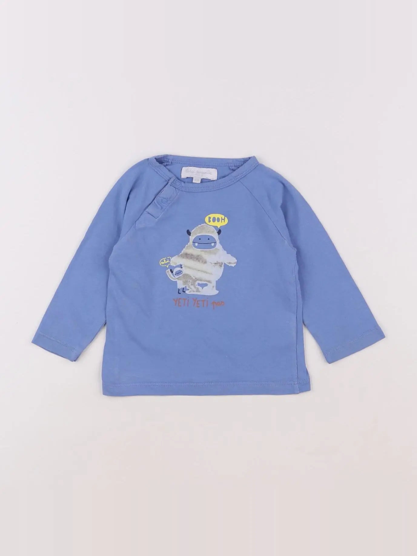 Cadet Rousselle - tee-shirt bleu - 6 mois