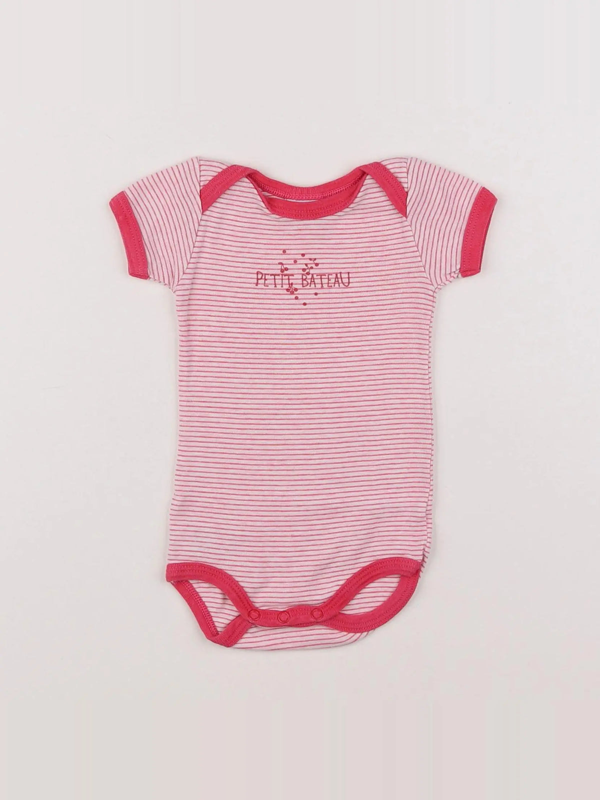 Petit Bateau - body rose - 3 mois