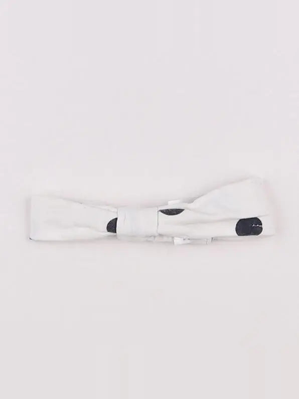 Vertbaudet - bandeau blanc, bleu - 6 mois