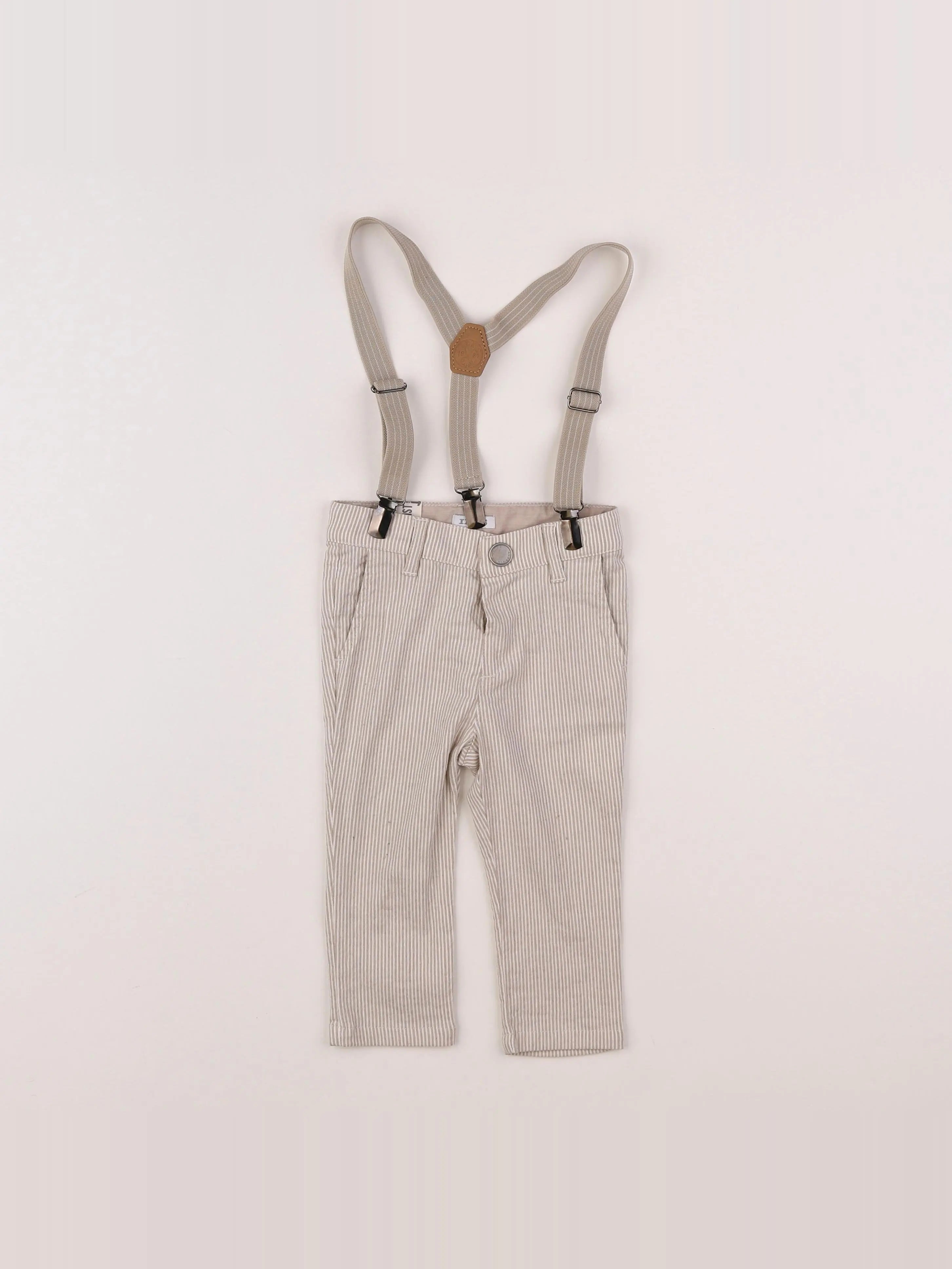 IKKS - pantalon beige - 12 mois
