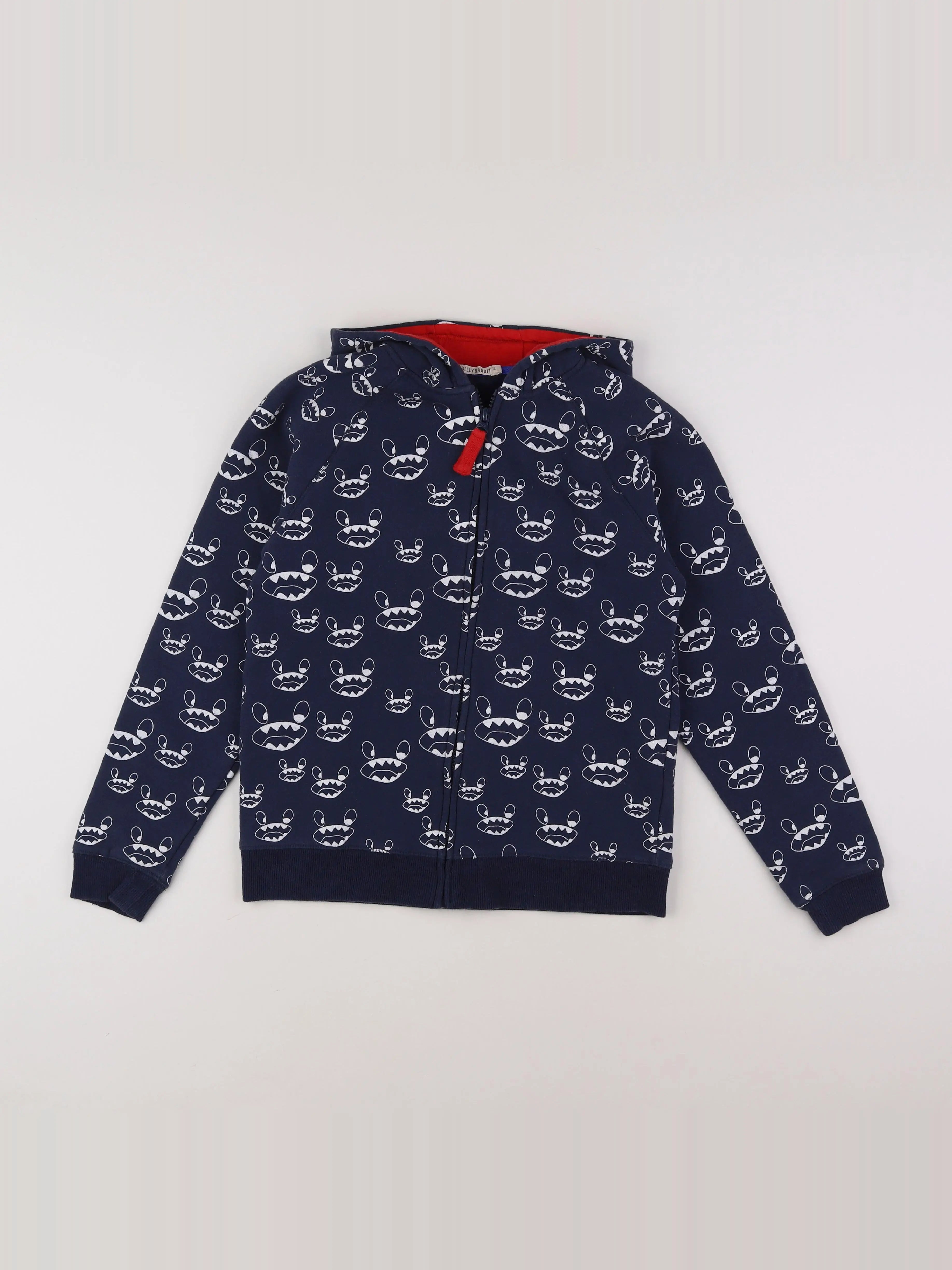 Billy Bandit - sweat bleu - 12 ans