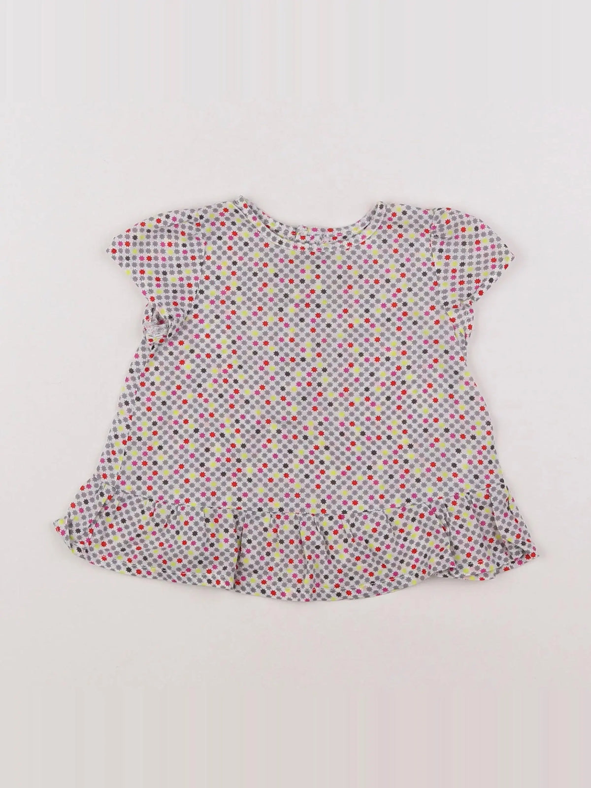 Boutchou - blouse multicolore - 6 mois