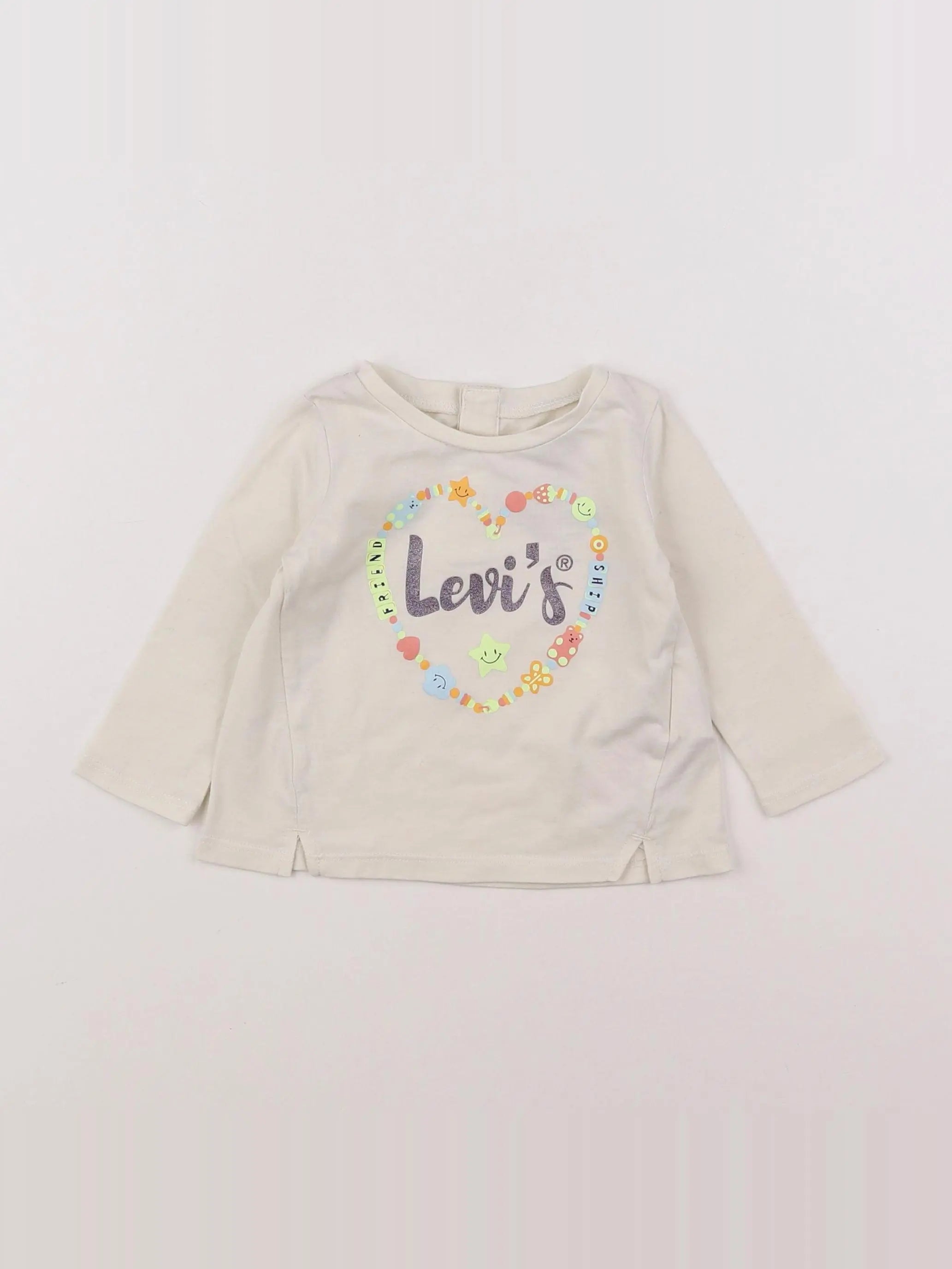 Levi's - tee-shirt beige - 6 mois