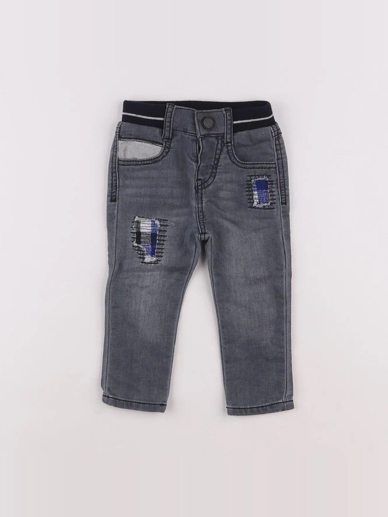 IKKS - jean gris - 12 mois