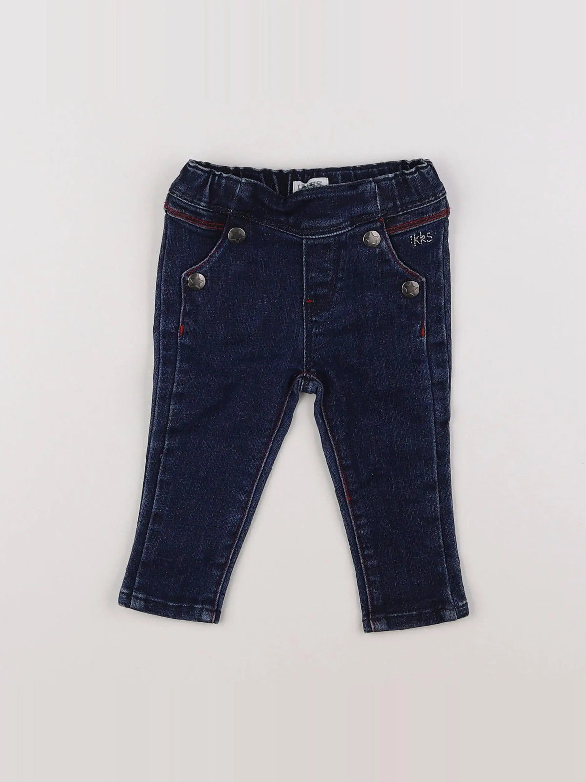 IKKS - jean bleu - 6 mois