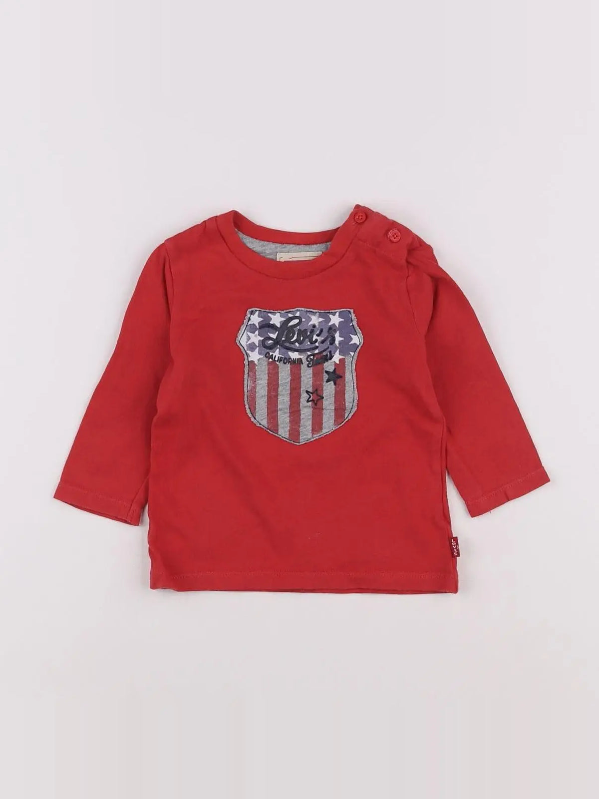 Levi's - tee-shirt rouge - 6 mois