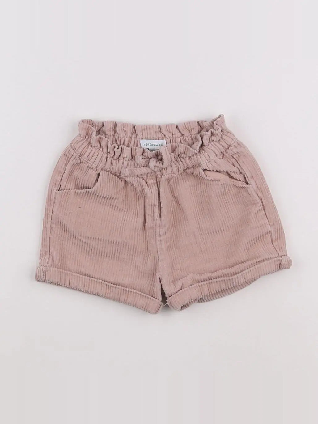 Vertbaudet - short rose - 12 mois