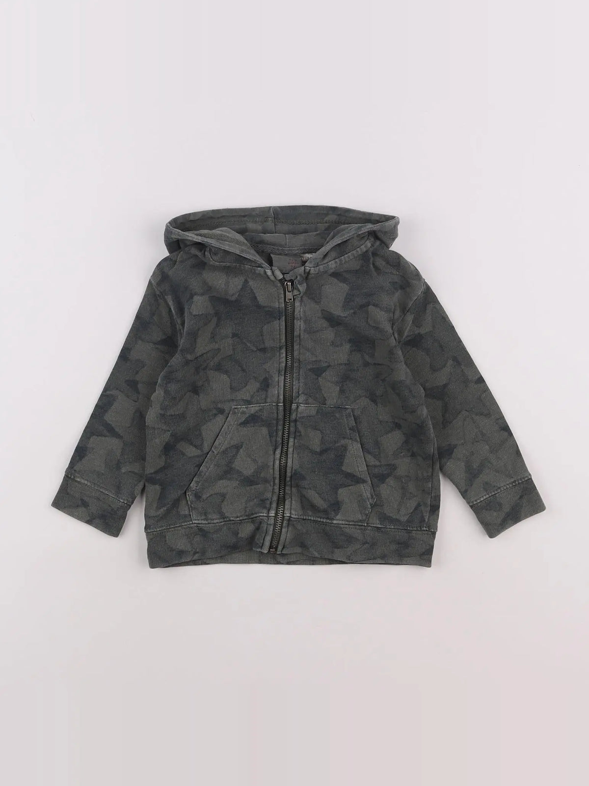 Zara - sweat vert - 6/9 mois