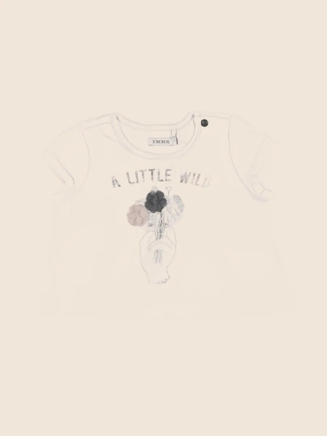 IKKS - tee-shirt beige - 12 mois