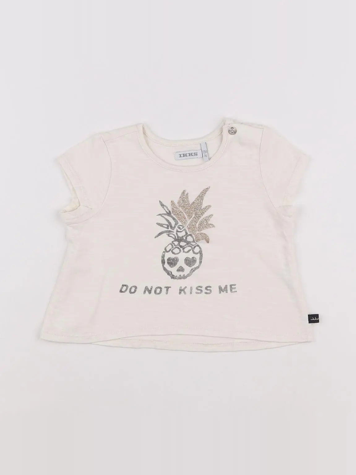 IKKS - tee-shirt beige - 12 mois