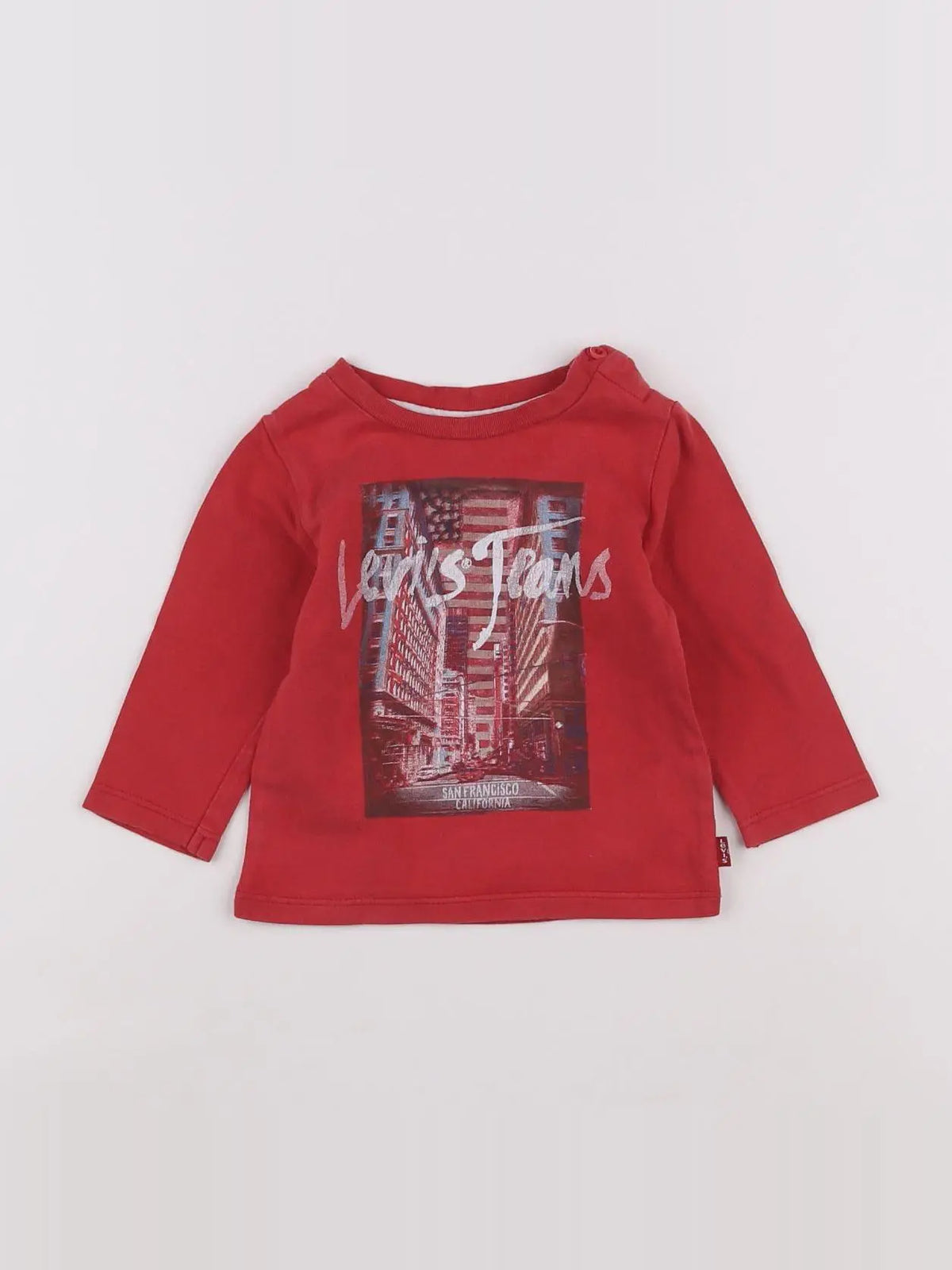 Levi's - tee-shirt rouge - 12 mois