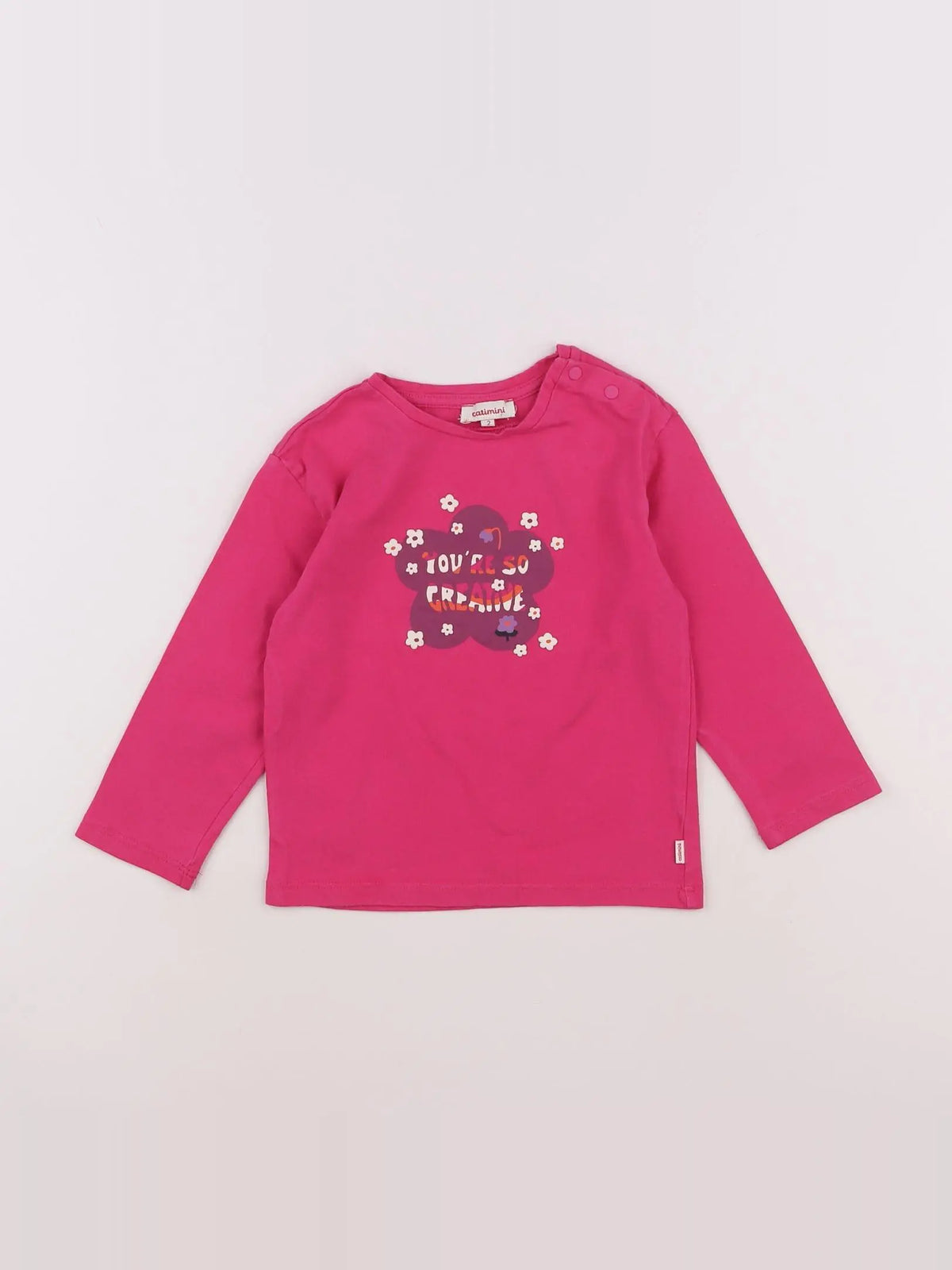 Catimini - tee-shirt rose - 2 ans