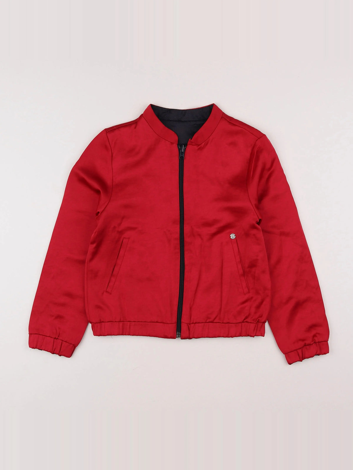 IKKS - veste réversible rose, noir - 10 ans