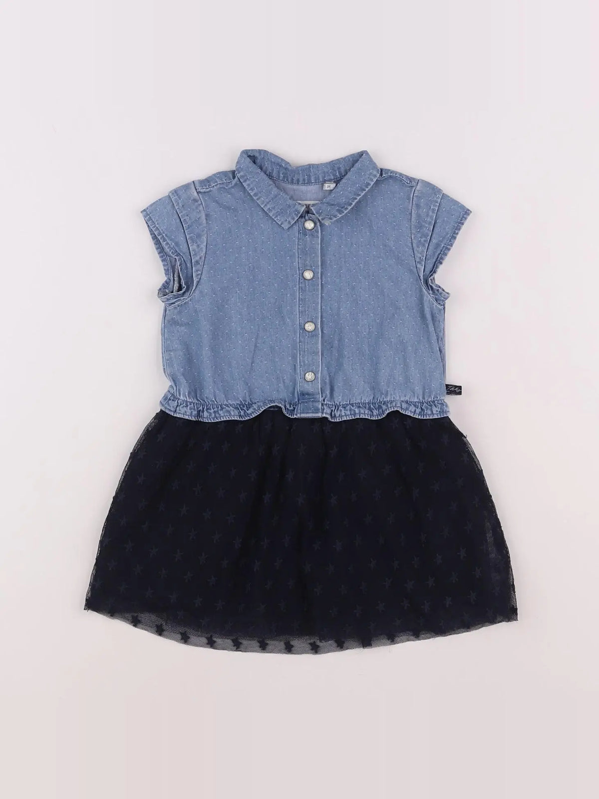 IKKS - robe bleu - 12 mois